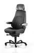 KAB Director Office Chair - Whiteline Fabric